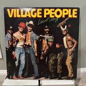 The Village People LIVE AND SLEAZY Vinyl LP Double Album Original Sleeves 1979